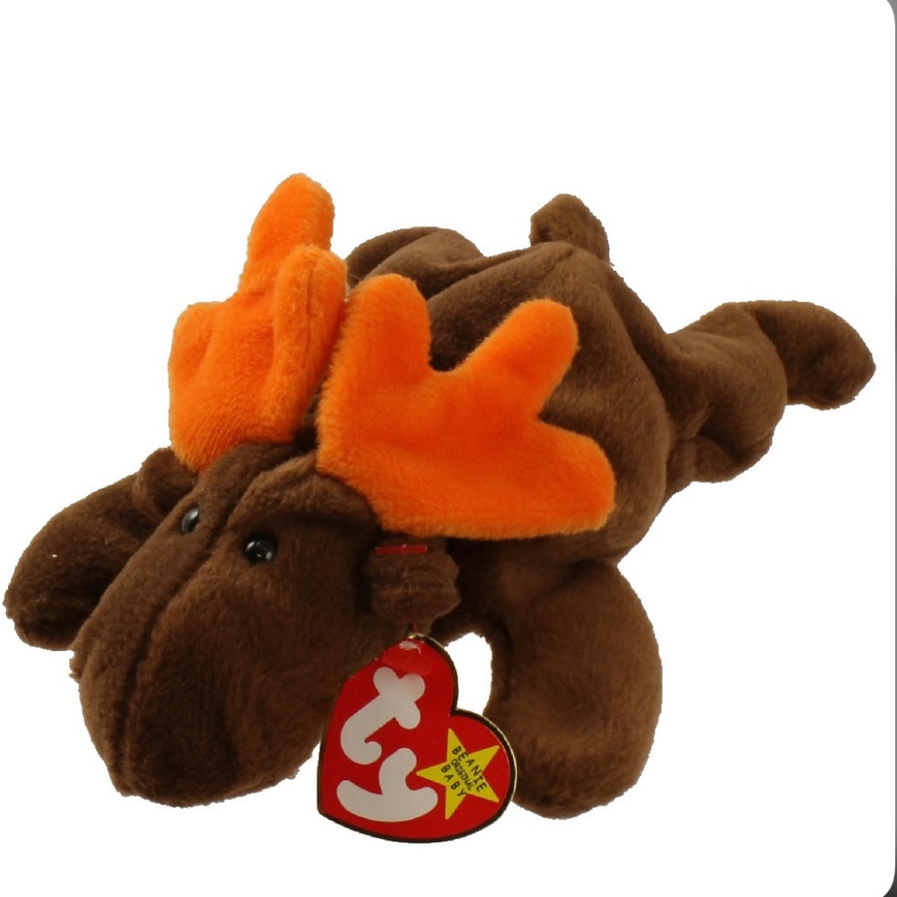 TY Beanie Baby - CHOCOLATE the Moose (9 inch)